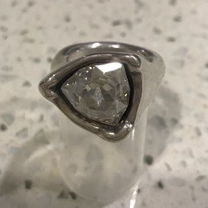 Silver Silver Uno de 50 Ring